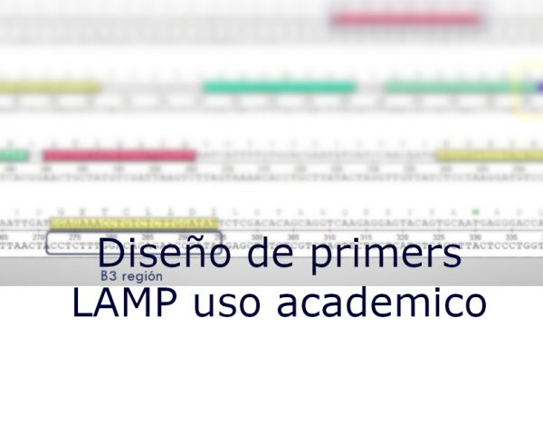 Servicio de diseño de primers (oligos) LAMP uso ACADEMICO